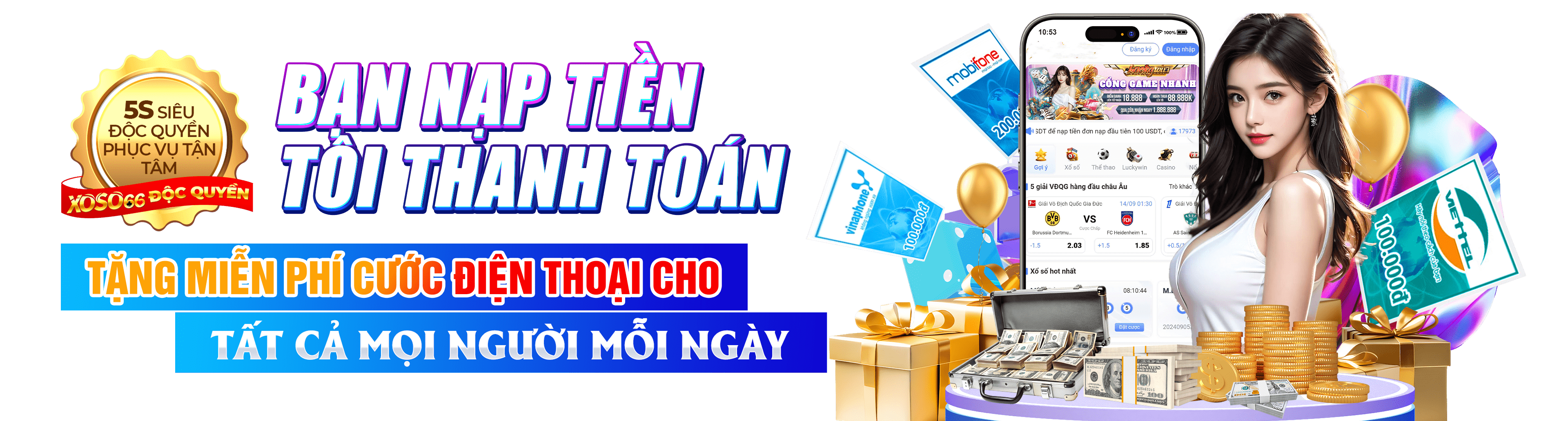 Hình ảnh quảng cáo của okking hiển thị nền tảng và các lợi ích