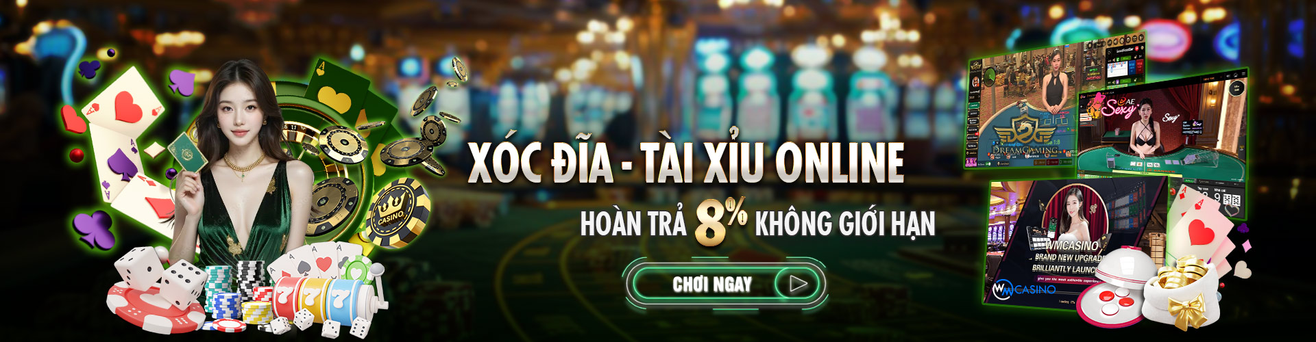 Hình ảnh quảng cáo của okking hiển thị nền tảng và các lợi ích